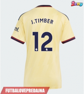 Lacne Ženy Futbalové dres Arsenal Jurrien Timber #12 2026-27 Krátky Rukáv - Tretina